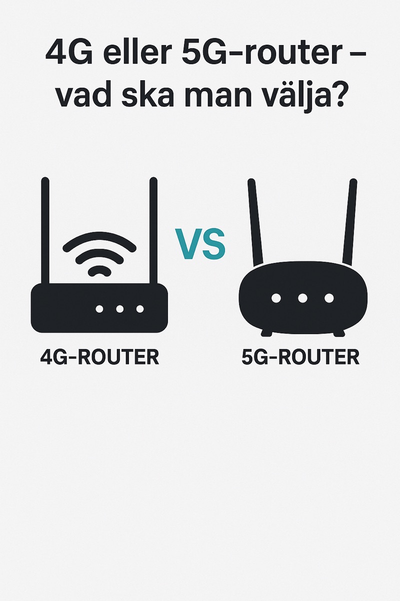 4G- vs 5G-router: vad ska du välja för bäst uppkoppling?